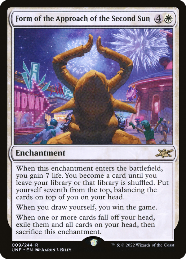 Form of the Approach of the Second Sun (9) [Unfinity] - Deck Out Gaming