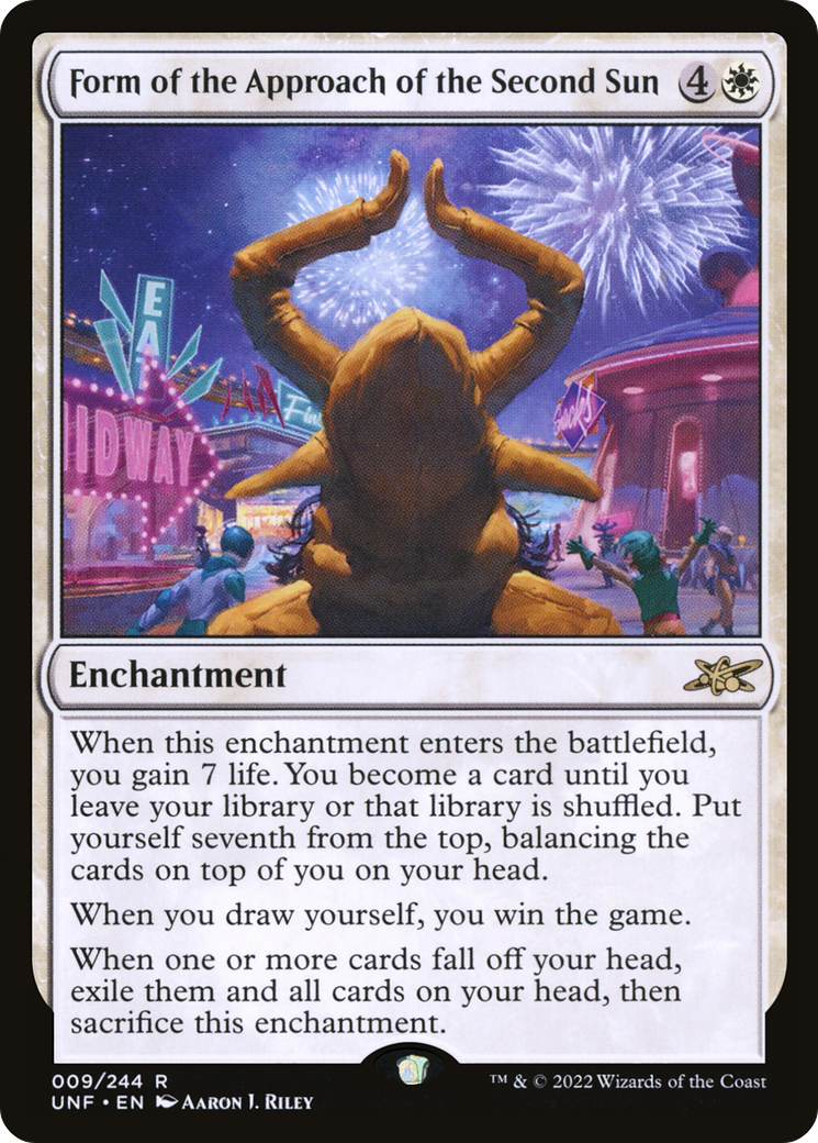 Form of the Approach of the Second Sun (9) [Unfinity] - Deck Out Gaming