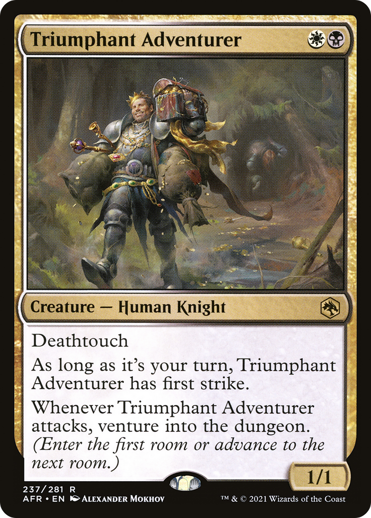 Triumphant Adventurer (237) [Adventures in the Forgotten Realms] - Deck Out Gaming