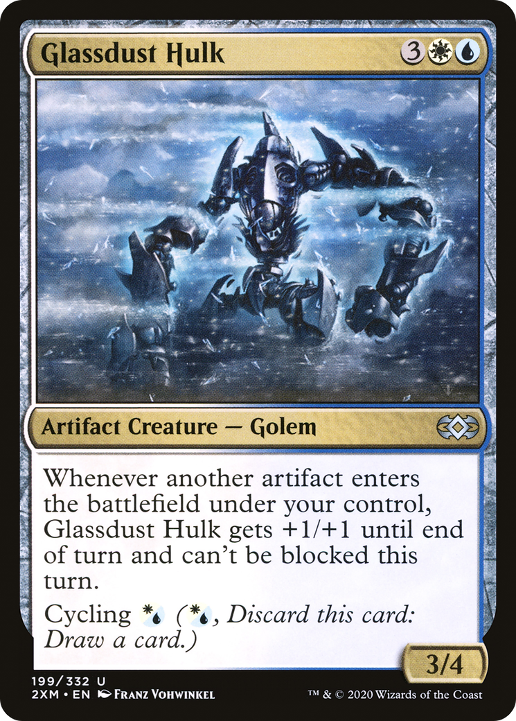 Glassdust Hulk (199) [Double Masters] foil - Deck Out Gaming