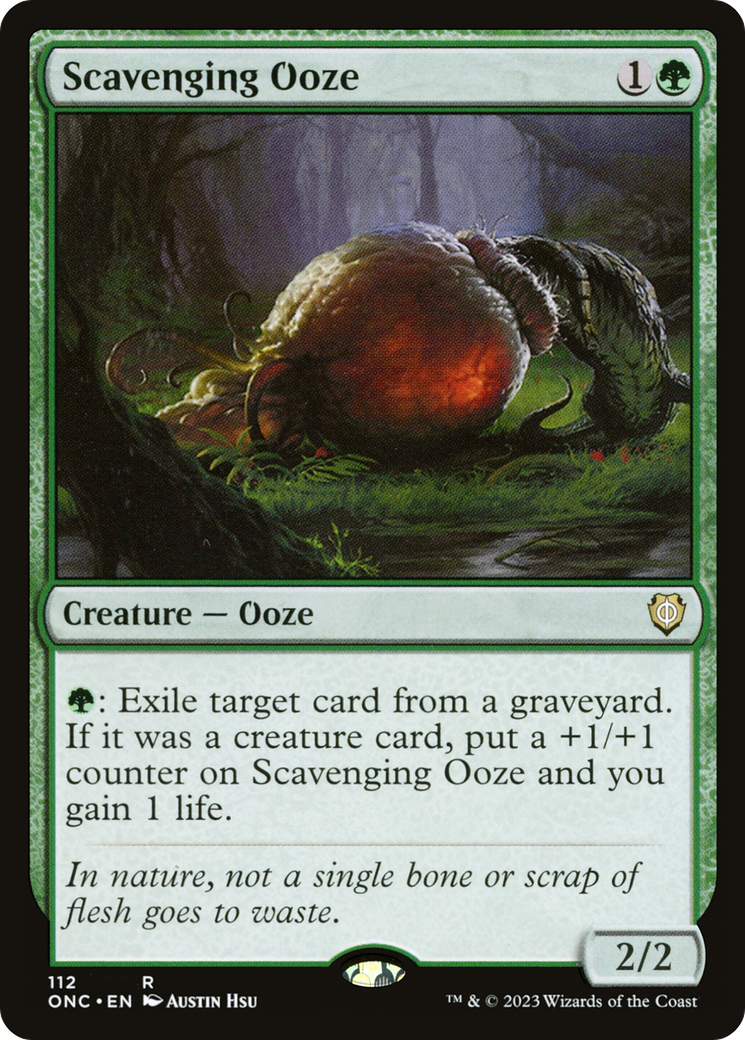 Scavenging Ooze (112) [Phyrexia: All Will Be One Commander] - Deck Out Gaming