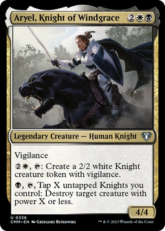 Aryel, Knight of Windgrace (336) [Commander Masters] foil - Deck Out Gaming