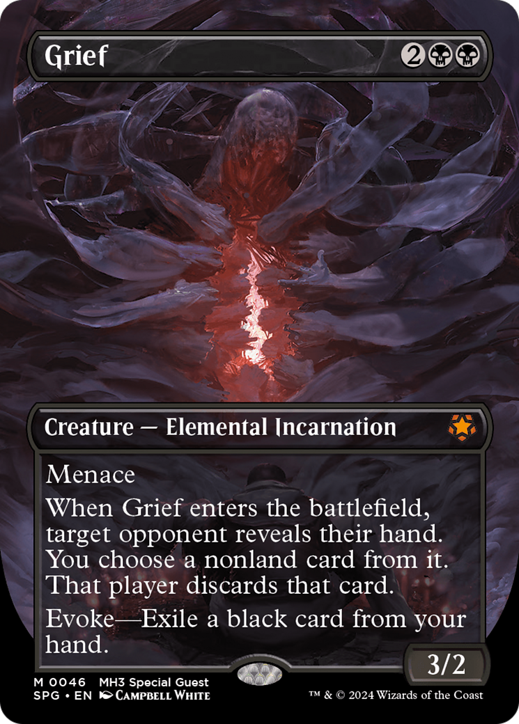 Grief (Borderless) (46) [Special Guests] foil - Deck Out Gaming