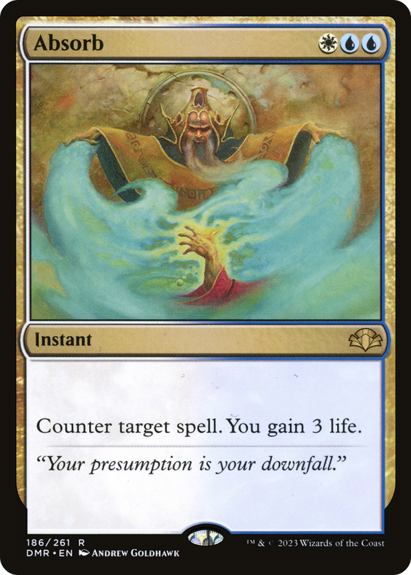 Absorb (186) [Dominaria Remastered] foil - Deck Out Gaming