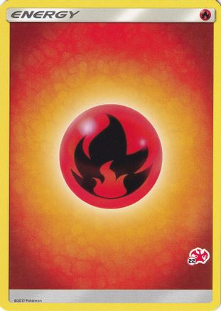 Fire Energy (#22 Charizard Stamped) () [Battle Academy] - Deck Out Gaming