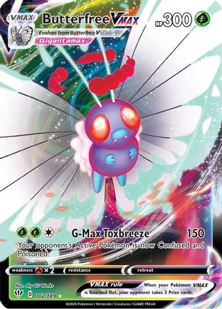 Butterfree VMAX (2) [SWSH03: Darkness Ablaze] Holofoil - Deck Out Gaming