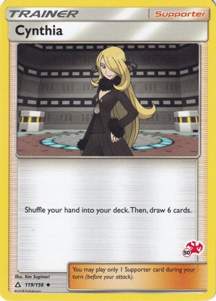 Cynthia - 119/156 (#50 Charizard Stamped) (119) [Battle Academy] - Deck Out Gaming