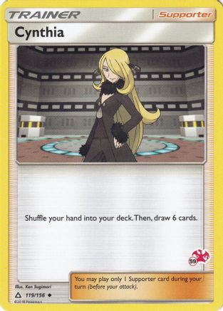 Cynthia - 119/156 (#59 Charizard Stamped) (119) [Battle Academy] - Deck Out Gaming