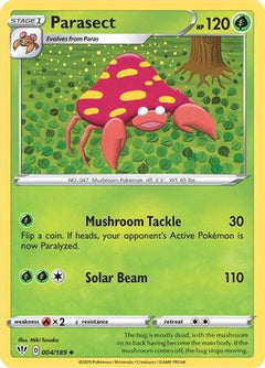 Parasect (4) [SWSH03: Darkness Ablaze] Reverse Holofoil - Deck Out Gaming