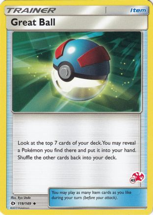 Great Ball - 119/149 (#43 Charizard Stamped) (119) [Battle Academy] - Deck Out Gaming