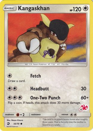 Kangaskhan - 55/70 (#4 Charizard Stamped) (55) [Battle Academy] - Deck Out Gaming