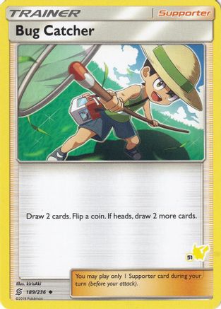 Bug Catcher - 189/236 (#51 Pikachu Stamped) (189) [Battle Academy] - Deck Out Gaming