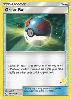 Great Ball - 119/149 (#49 Pikachu Stamped) (119) [Battle Academy] - Deck Out Gaming