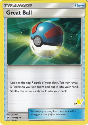 Great Ball - 119/149 (#57 Pikachu Stamped) (119) [Battle Academy] - Deck Out Gaming