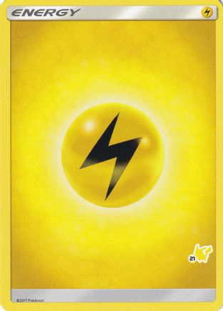 Lightning Energy (#21 Pikachu Stamped) () [Battle Academy] - Deck Out Gaming