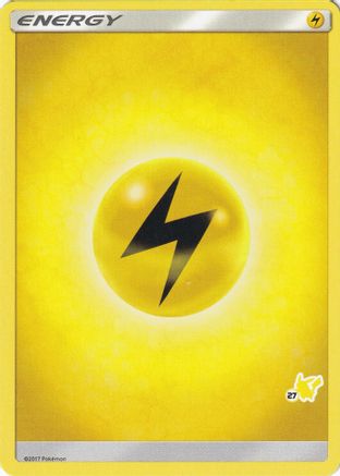 Lightning Energy (#27 Pikachu Stamped) () [Battle Academy] - Deck Out Gaming