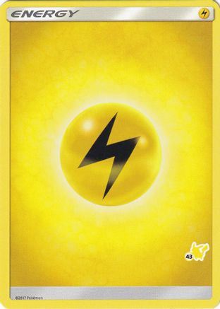 Lightning Energy (#43 Pikachu Stamped) () [Battle Academy] - Deck Out Gaming