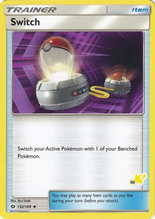 Switch - 132/149 (#52 Pikachu Stamped) (132) [Battle Academy] - Deck Out Gaming