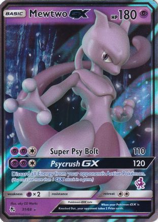 Mewtwo GX - 31/68 (Mewtwo Stamped) (31) [Battle Academy] Holofoil - Deck Out Gaming