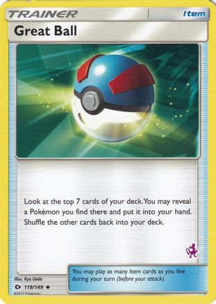 Great Ball - 119/149 (Mewtwo Stamped) (119) [Battle Academy] - Deck Out Gaming