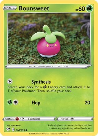 Bounsweet (14) [SWSH03: Darkness Ablaze] Reverse Holofoil - Deck Out Gaming