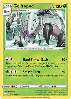 Golisopod (18) [SWSH03: Darkness Ablaze] Reverse Holofoil - Deck Out Gaming