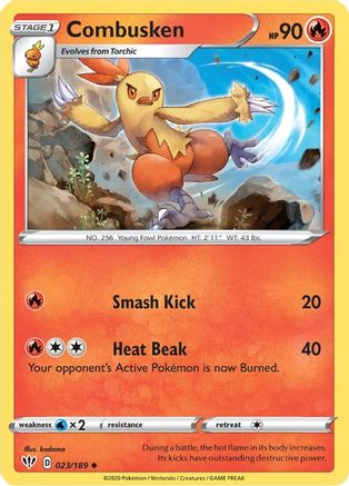 Combusken (23) [SWSH03: Darkness Ablaze] - Deck Out Gaming