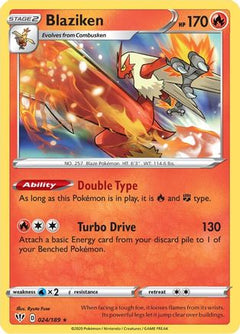 Blaziken (24) [SWSH03: Darkness Ablaze] Reverse Holofoil - Deck Out Gaming