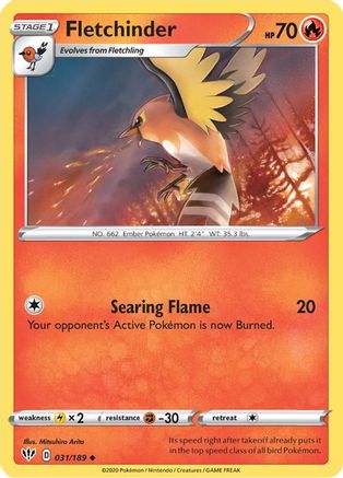 Fletchinder (31) [SWSH03: Darkness Ablaze] - Deck Out Gaming