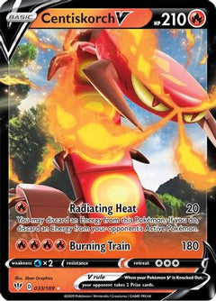 Centiskorch V (33) [SWSH03: Darkness Ablaze] Holofoil - Deck Out Gaming