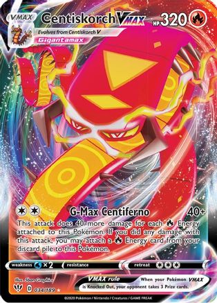 Centiskorch VMAX (34) [SWSH03: Darkness Ablaze] Holofoil - Deck Out Gaming