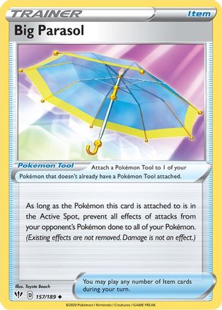 Big Parasol (157) [SWSH03: Darkness Ablaze] Reverse Holofoil - Deck Out Gaming