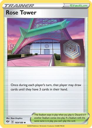 Rose Tower (169) [SWSH03: Darkness Ablaze] - Deck Out Gaming