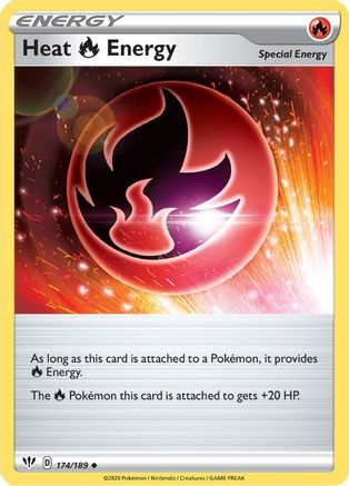 Heat R Energy (174) [SWSH03: Darkness Ablaze] - Deck Out Gaming