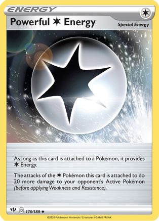 Powerful C Energy (176) [SWSH03: Darkness Ablaze] Reverse Holofoil - Deck Out Gaming