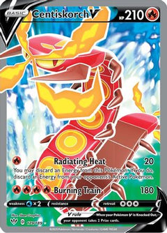 Centiskorch V (Full Art) (179) [SWSH03: Darkness Ablaze] Holofoil - Deck Out Gaming