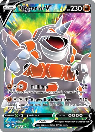 Rhyperior V (Full Art) (181) [SWSH03: Darkness Ablaze] Holofoil - Deck Out Gaming