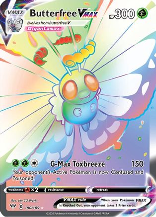 Butterfree VMAX (Secret) (190) [SWSH03: Darkness Ablaze] Holofoil - Deck Out Gaming