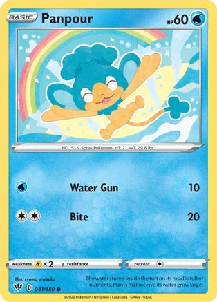 Panpour (41) [SWSH03: Darkness Ablaze] Reverse Holofoil - Deck Out Gaming