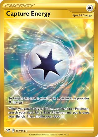 Capture Energy (Secret) (201) [SWSH03: Darkness Ablaze] Holofoil - Deck Out Gaming