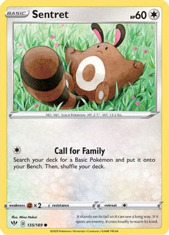 Sentret (135) [SWSH03: Darkness Ablaze] Reverse Holofoil - Deck Out Gaming