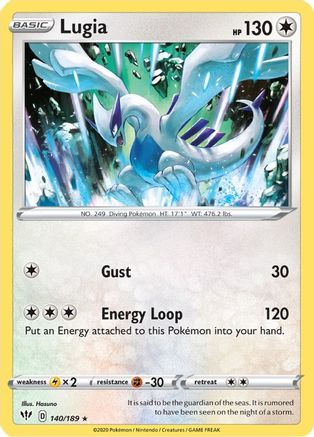 Lugia (140) [SWSH03: Darkness Ablaze] Reverse Holofoil - Deck Out Gaming