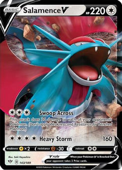 Salamence V (143) [SWSH03: Darkness Ablaze] Holofoil - Deck Out Gaming