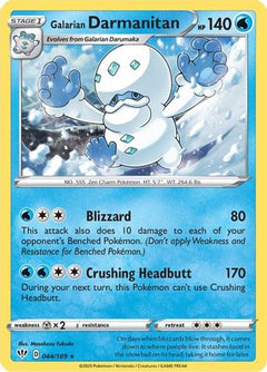 Galarian Darmanitan (44) (44) [SWSH03: Darkness Ablaze] Reverse Holofoil - Deck Out Gaming