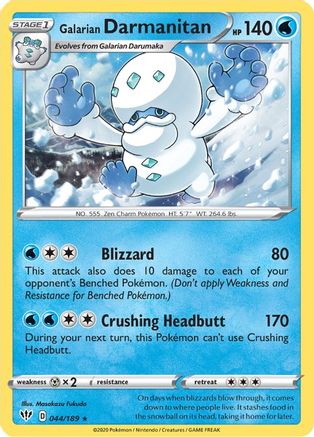 Galarian Darmanitan (44) (44) [SWSH03: Darkness Ablaze] - Deck Out Gaming