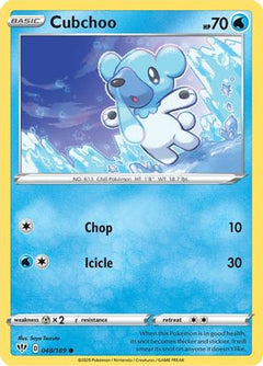 Cubchoo (48) [SWSH03: Darkness Ablaze] Reverse Holofoil - Deck Out Gaming
