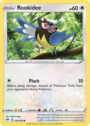 Rookidee (154) [SWSH03: Darkness Ablaze] Reverse Holofoil - Deck Out Gaming