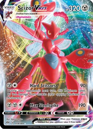 Scizor VMAX (119) [SWSH03: Darkness Ablaze] Holofoil - Deck Out Gaming