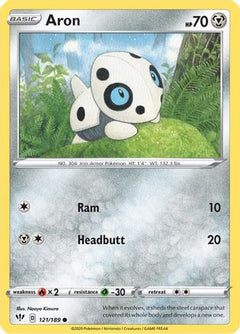 Aron (121) [SWSH03: Darkness Ablaze] Reverse Holofoil - Deck Out Gaming