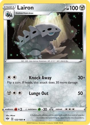Lairon (122) [SWSH03: Darkness Ablaze] Reverse Holofoil - Deck Out Gaming